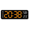 Digital LED Wall Clock 9 inch – Alarm Calendar & Temperature Display for Home or Office