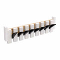 Wall-Mounted Folding Coat Hanger–  6 Wooden Hooks