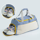 Women's Duffle Bag for Travel & Gym 35L – Waterproof with Shoe Compartment