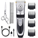 Dog and Pet clipper - Rechargeable Grooming Kit with 9 Accessories
