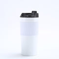 Stainless Steel French Press Coffee Maker – Vacuum Insulated Travel Mug 450ml