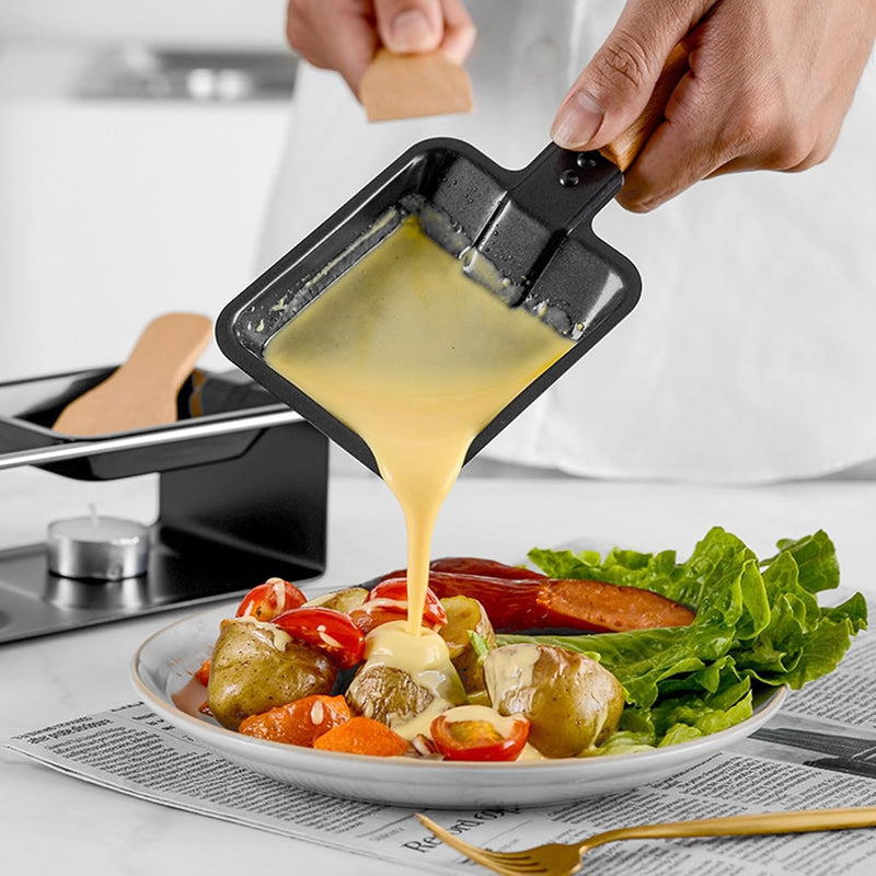 Cheese Raclette Set – Non-Stick Melter Pan Anti-Scalding