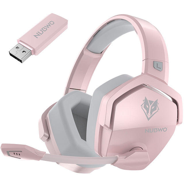 Wireless Gaming Headset NUBWO G06 – 2.4GHz & Bluetooth 100H Battery for PS5 PC &Switch