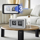 Retro Flip Clock – Silent Large Display Desk & Wall Clock for Home or Office
