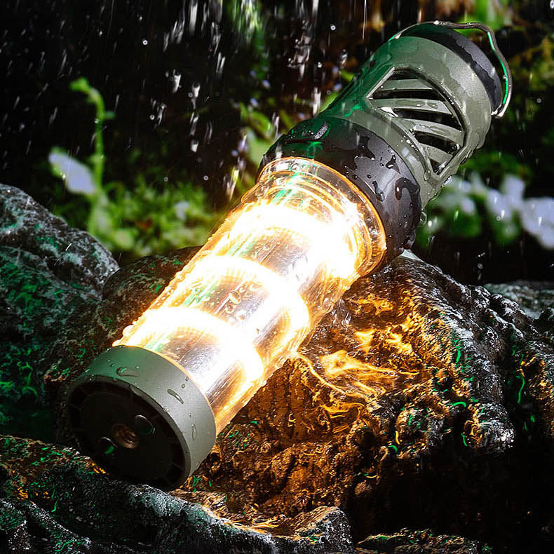 Portable Rechargeable Mosquito Lamp – Flashlight & Tripod for Camping