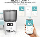Smart WiFi Pet Feeder for Cats & Dogs – 4L Automatic Dispenser