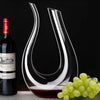 Crystal Wine Carafe – Hand-Blown Glass Decanter with Wide Base Wine Aerator & Breather