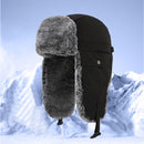 Cold Resistant Trapper Hat – Unisex Waterproof Faux Fur Lined Hat with Ear Protection