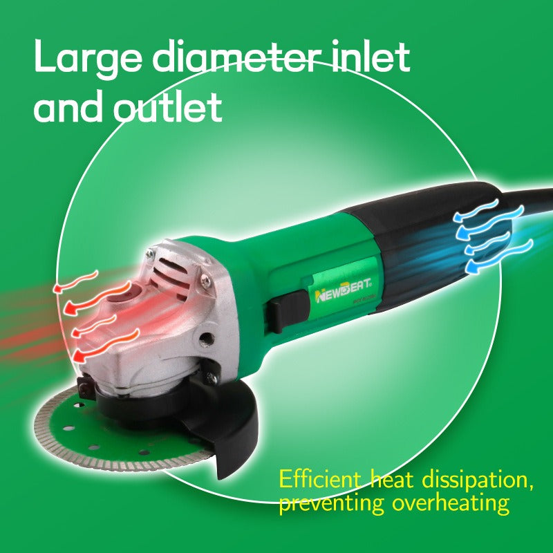 1000W Angle Grinder 4.5'' – Variable Speed 11000RPM for Cutting & Grinding