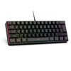 RGB Gaming Keyboard – 61-Key Compact Wired Membrane Keyboard with Colorful Backlight