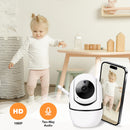 HD Night Vision Baby Monitor - 360° Rotation & Motion Detection