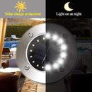 Solar LED Garden Lights – Set of 4 Outdoor Ground Lights