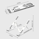 Foldable Laptop Stand – Lightweight 10 Angle Adjustable