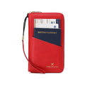 RFID-Blocking Passport Holder – Slim Travel Wallet with  Strap for Security On-the-Go