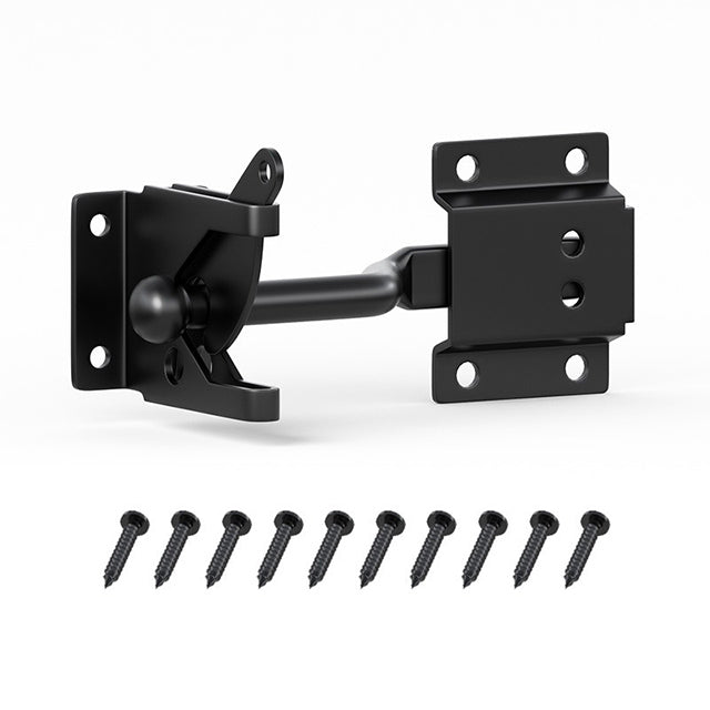 Self-Locking Gate Latch – Durable Fence & Door Hinge Latch for Wood or Garden Gates