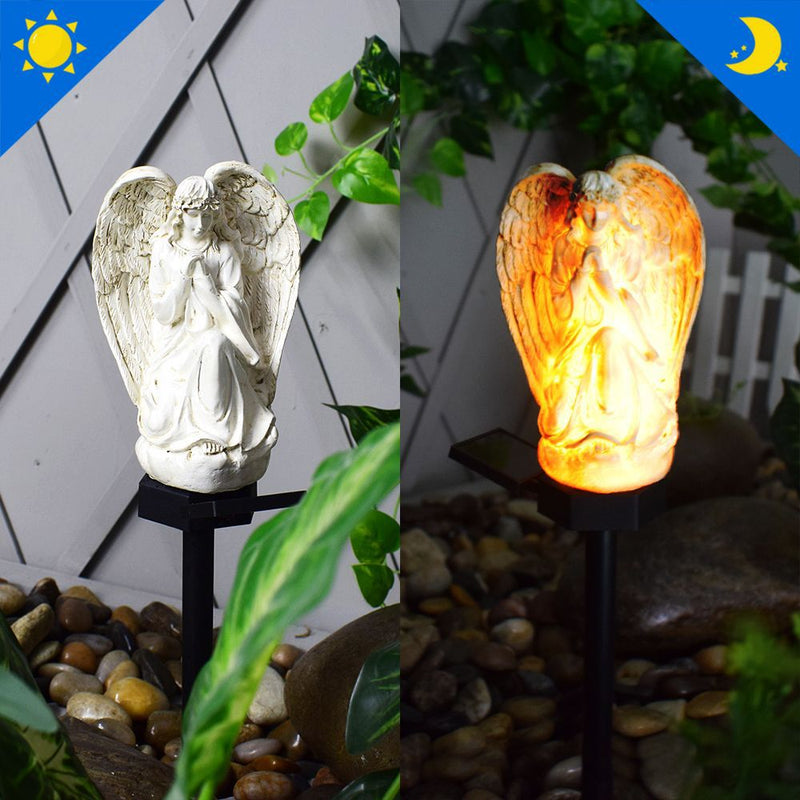 Solar Angel Garden Light – Waterproof LED Ornament for Outdoors
