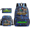 Minecraft Backpack Set with Pencil Case and Bag
