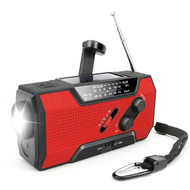 Solar Hand Crank Emergency Radio – AM/FM & Flashlight