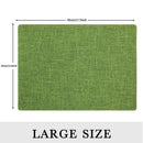 Set of 4 Woven Placemats – Heat-Resistant Cloth Table Mats for Dining & Kitchen