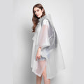 Adult EVA Waterproof Rain Poncho – Durable Cloak with Side Buckle
