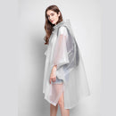 Adult EVA Waterproof Rain Poncho – Durable Cloak with Side Buckle
