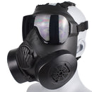 Tactical Gas Mask Respirator – Double Fan M50 Mask with Anti-Fog Lens