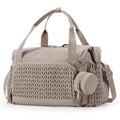 Large Capacity Baby Diaper Bag – Travel Tote with Pacifier Pouch & Changing Bag
