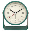 Retro Analog Silent Alarm Clock – 360° Rotating Battery-Operated Sturdy Metal Build