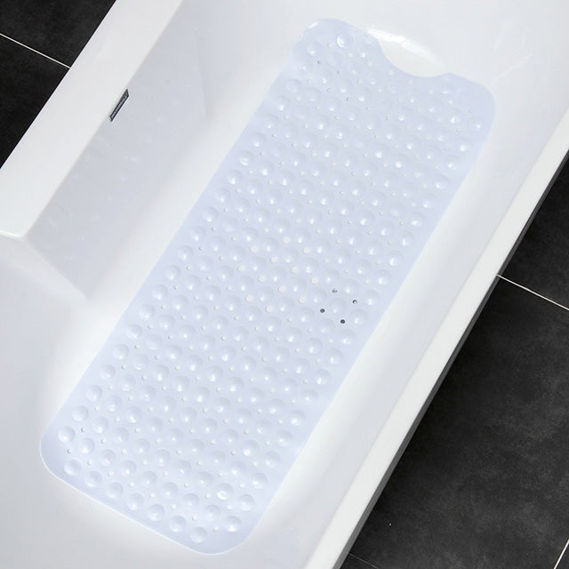 Non-Slip Bath Mat with Suction Cups – Anti-Mildew Washable Safe for Kids & Elderly
