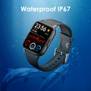 Fitwatch Smart Fitness Watch – 24 Sports Modes - Silicone Strap