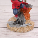 Spiderman Superhero Streetlight LED Desk Lamp – Resin Night Light for Kids