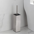 Square Standing Toilet Brush with Holder – Sleek 304 Stainless Steel Durable Finish