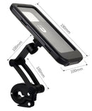 Waterproof Bike Phone Holder Case – 360° Rotating Handlebar Holder for 5"-7" Smartphones