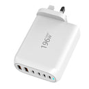 196W USB Charger – 4 USB-C & 2 USB-A Fast Charging Station for Phone & Laptop