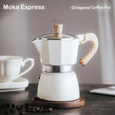 Moka Coffee Pot – Stovetop Espresso Maker for Home Office & Outdoor Use