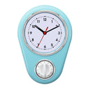 Vintage Silent Kitchen Clock with Built-In Timer – Precise Quartz Movement Multifunction Design