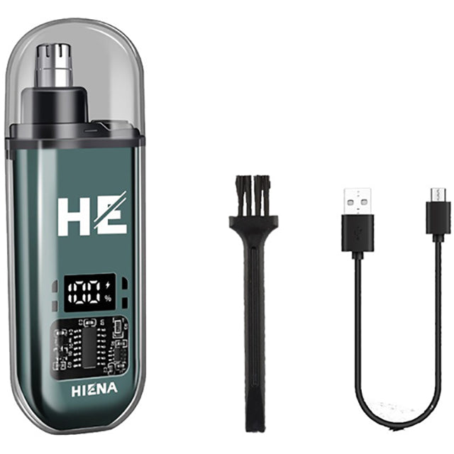 USB Nose & Ear Hair Trimmer – Rechargeable Portable Grooming Tool for Men & Women