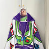 Buzz Lightyear Fleece Shawl Blanket – Toy Story Cozy Wearable Cape for Indoor Comfort