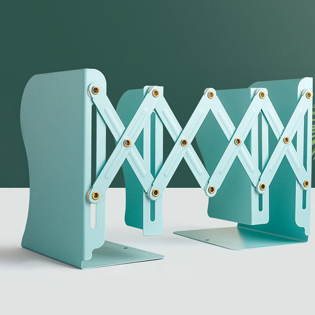 Adjustable Metal Bookshelf – Non-Slip Desk Organizer for Home or Office