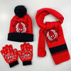Kids Spiderman Knitted Winter Set – 3-Piece Soft  Warm Hat Scarf and Gloves