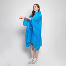 Adult EVA Waterproof Rain Poncho – Durable Cloak with Side Buckle