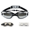 Swimming Goggles with Built-In Earplugs