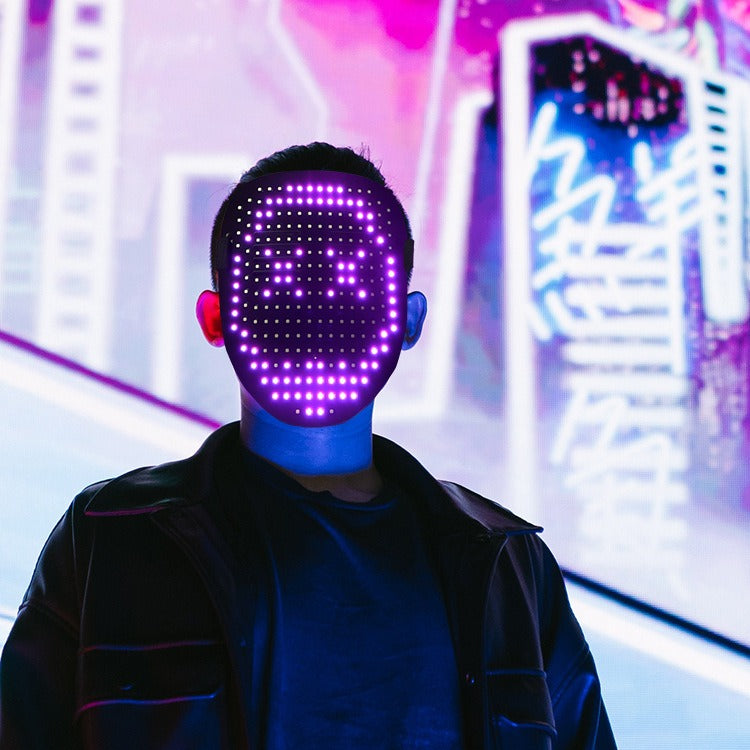 LED Mask with Gesture Control – Light-Up Toy for Kids