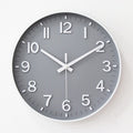 Modern Silent Wall Clock – Simple Quartz Design for Living Room or Bedroom Decor