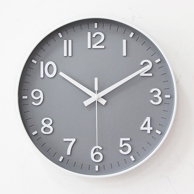 Modern Silent Wall Clock – Simple Quartz Design for Living Room or Bedroom Decor
