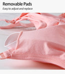 High-Quality Maternity Nursing Bra – 3 Pack Seamless Cotton Push-Up Breastfeeding Bra