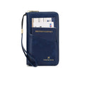 RFID-Blocking Passport Holder – Slim Travel Wallet with  Strap for Security On-the-Go