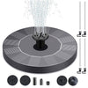 Solar Bird Bath with Fountain – 4 Nozzles Outdoor Garden Feature