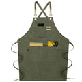 Heavy Duty Work Apron – Waterproof Canvas with Tool Pockets