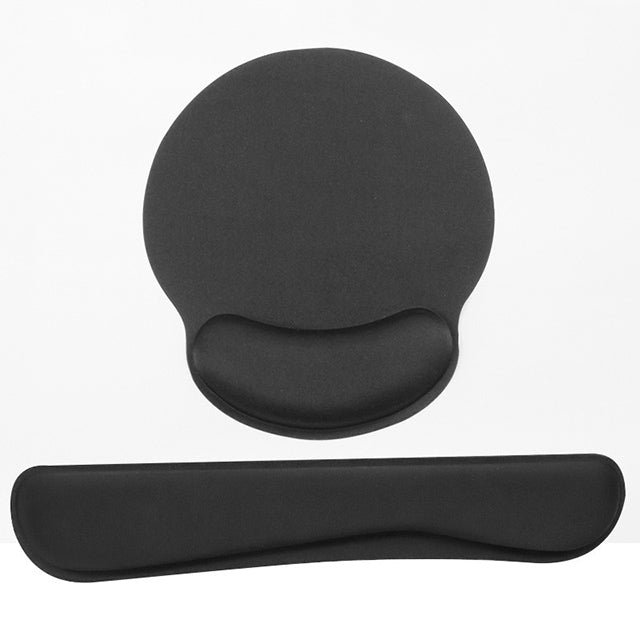 Memory Foam Wrist Rest Set – Keyboard & Mouse Pad Support